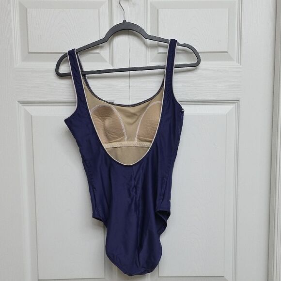 5 For $25 Speedo Navy Blue One-Piece Swimsuit - Picture 5 of 7